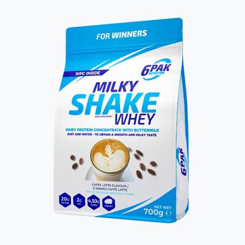 Ορός γάλακτος 6PAK Milky Shake 700 g Caffe Latte