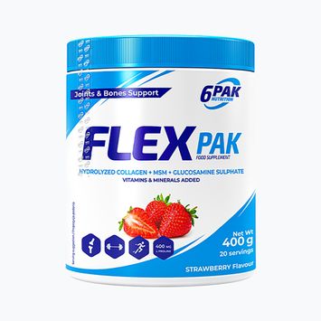 Συμπλήρωμα 6PAK Flex Pak 400 g Φράουλα