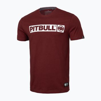 Pitbull West Coast ανδρικό μπλουζάκι Hilltop μπορντό