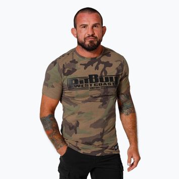 Pitbull West Coast Classic Boxing woodland camo ανδρικό t-shirt
