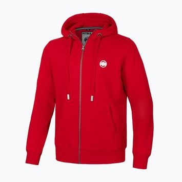 Ανδρικό φούτερ Pitbull Small Logo Hooded Zip red