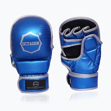 Octagon Mettalic MMA γάντια προπόνησης μπλε