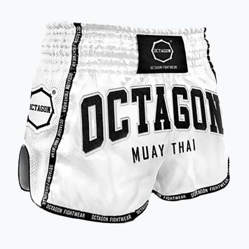 Ανδρικό σορτς προπόνησης Octagon Muay Thai λευκό