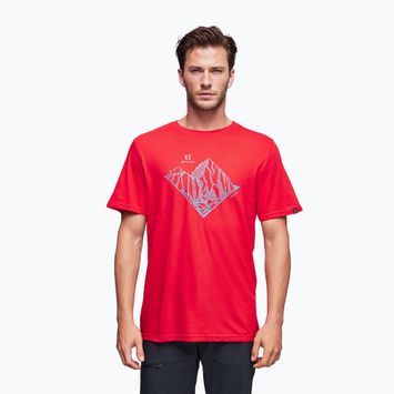 Alpinus Skilbrum ανδρικό t-shirt κόκκινο