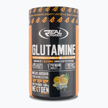 Γλουταμίνη Real Pharm αμινοξέα 500g πορτοκαλί 666268