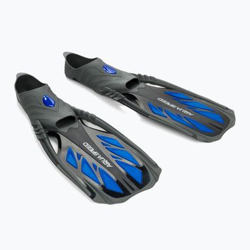 AQUA-SPEED Inox μαύρο-μπλε πτερύγια αναπνευστήρα 553