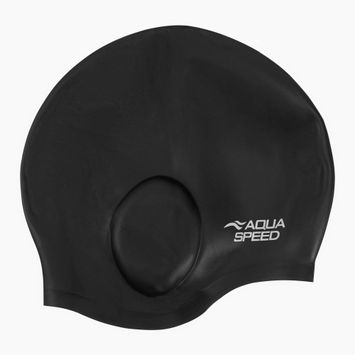 AQUA-SPEED Ear Cap 07 μαύρο 128 καπέλο κολύμβησης