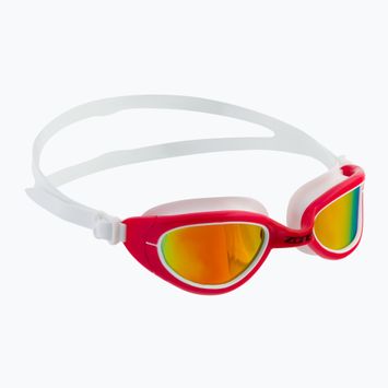 ZONE3 Attack κόκκινα/λευκά γυαλιά κολύμβησης SA18GOGAT108