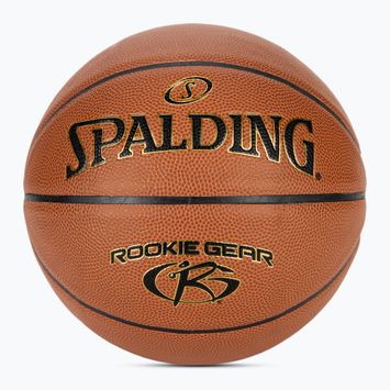 Spalding Rookie Gear Leather basketball πορτοκαλί μέγεθος 5