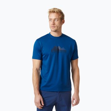Ανδρικό πουκάμισο Helly Hansen HH Tech Graphic trekking μπλε 63088_606