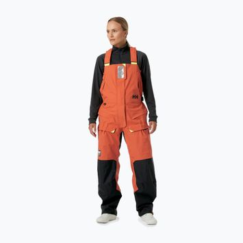 Γυναικείο παντελόνι ιστιοπλοΐας Helly Hansen Skagen Offshore Bib terracotta