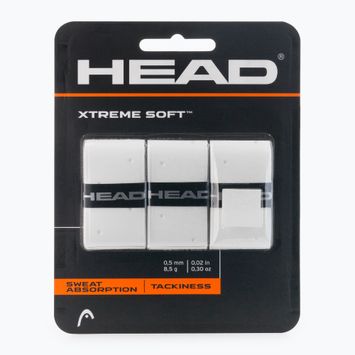 HEAD Xtremesoft Grip ρακέτα τένις Overwrap 3 τεμάχια λευκό 285104