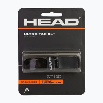 HEAD SQ UltraTac Xl περιτύλιγμα ρακέτας σκουός Μαύρο 282100