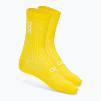 Παιδικές κάλτσες ποδηλασίας POC Essential Road aventurine yellow