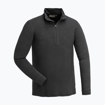 Ανδρικό θερμικό φούτερ Pinewood Abisko Merino Base Layer Half Zip smoke black