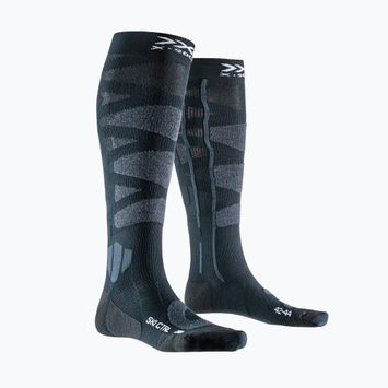 X-Socks Ski Control 4.0 μαύρες κάλτσες σκι νύχτα/ανθρακί