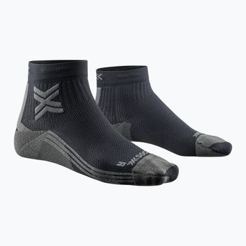 Γυναικείες κάλτσες τρεξίματος X-Socks Run Discover Ankle μαύρο/καρβουάρ