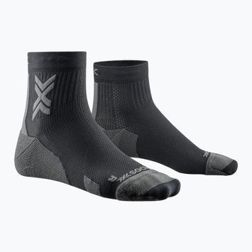 Ανδρικές κάλτσες τρεξίματος X-Socks Run Discover Ankle μαύρες/κάρβουνο