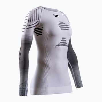 Γυναικείο θερμοενεργό πουκάμισο X-Bionic Invent Fx Shirt λευκό/γκρι/ανοιχτό γκρι