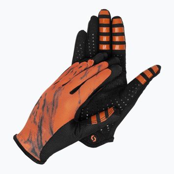 Ανδρικά γάντια ποδηλασίας SCOTT Traction braze πορτοκαλί/μαύρο