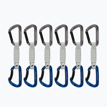 Mammut Workhorse Keylock εκφράσεις αναρρίχησης 12 cm Quickdraws 6 τεμάχια γκρι/μπλε