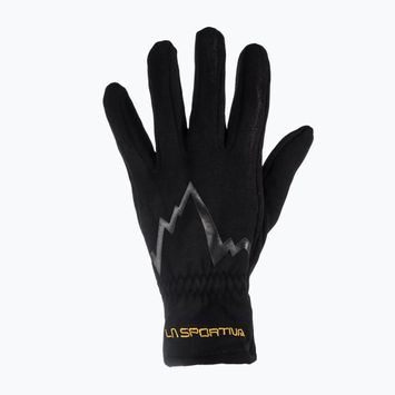 La Sportiva Stretch μαύρα/κίτρινα γάντια πεζοπορίας