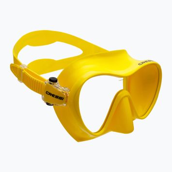 Μάσκα κατάδυσης Cressi F1 κίτρινη ZDN281010