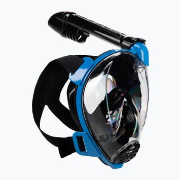 Cressi Baron full face μάσκα για κατάδυση με αναπνευστήρα μαύρο και μπλε XDT025020