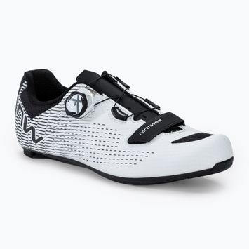 Northwave Storm Carbon 2 ανδρικά παπούτσια δρόμου λευκό/μαύρο