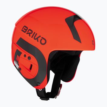 Παιδικό κράνος σκι Briko Vulcano FIS 6.8 JR γυαλιστερό πορτοκαλί/μαύρο