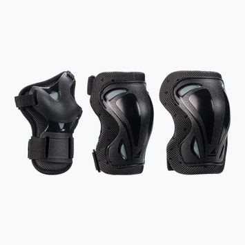 Rollerblade Skate Gear Junior 3 σετ παιδικών προστατευτικών σετ μαύρο 069P0200100