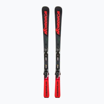 Παιδικά σκι Nordica Doberman Combi Pro S + J7.0 FDT μαύρο/κόκκινο