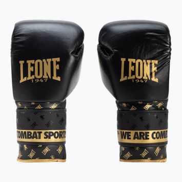 Γάντια πυγμαχίας LEONE 1947 Dna μαύρο/χρυσό GN220