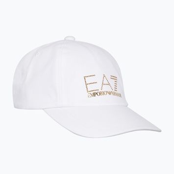 Γυναικείο EA7 Emporio Armani Train Evolution καπέλο μπέιζμπολ λευκό