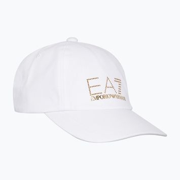 Γυναικείο καπέλο μπέιζμπολ EA7 Emporio Armani Train Evolution white