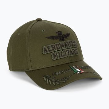 Ανδρικό καπέλο μπέιζμπολ Aeronautica Militare Embossed Embroidery military green