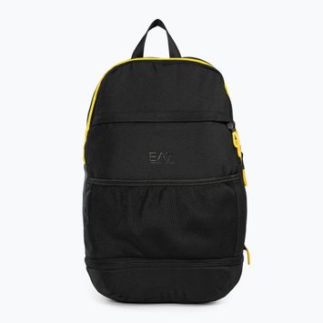 Ανδρικό EA7 Emporio Armani Train Logo Tape Backpack 25 l black/giallo