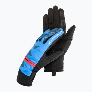 Γυναικεία γάντια πεζοπορίας La Sportiva Session Tech malibu blue/white