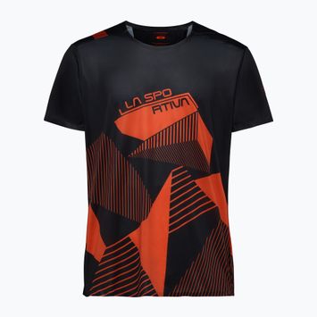 Ανδρικό πουκάμισο αναρρίχησης La Sportiva Comp μαύρο/κερασιά ντομάτα