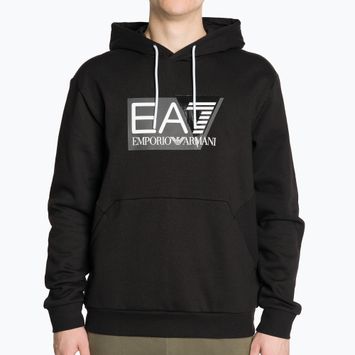 Ανδρικό φούτερ EA7 Emporio Armani Train Visibility Hoodie black