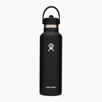 Hydro Flask Standard Flex Straw θερμικό μπουκάλι 620 g μαύρο S21FS001