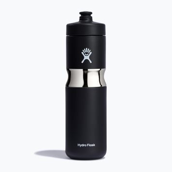 Hydro Flask Wide Insulated Sport θερμικό μπουκάλι 591 ml μαύρο