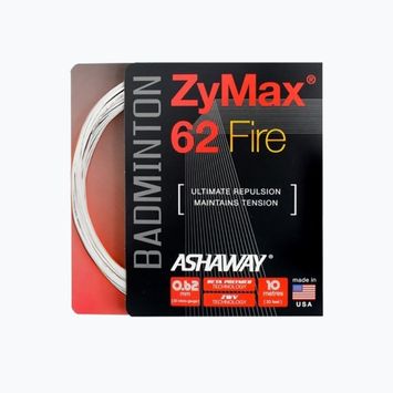 ASHAWAY ZyMax 62 Fire χορδή μπάντμιντον - σετ λευκό