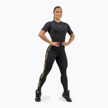 NEBBIA γυναικεία προπονητική στολή Intense Focus μαύρο/χρυσό