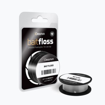 Delphin Hook Line Bait Floss πλεγμένο λευκό 500707001