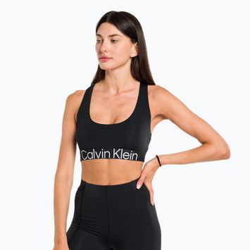 Calvin Klein Medium Support BAE μαύρο σουτιέν γυμναστικής ομορφιάς