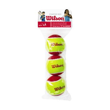 Wilson Starter Red Tball παιδικές μπάλες τένις 3 τμχ κίτρινο και κόκκινο 2000031175