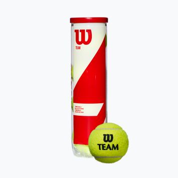 Μπάλες τένις Wilson Team Practice 4 τεμάχια κίτρινο WRT111900