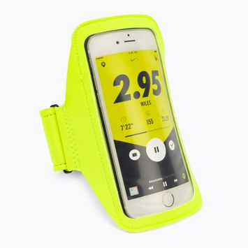 Nike Lean Arm Band Plus ζώνη τηλεφώνου για τρέξιμο volt/μαύρο/ασημί