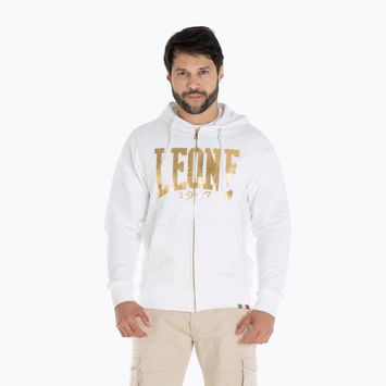 Ανδρικό φούτερ LEONE 1947 Gold Hoody optic white